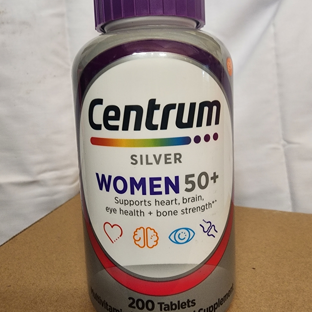Centrum Silver Women 50+ Multivitamin 200 Tablets Exp. 10/2025